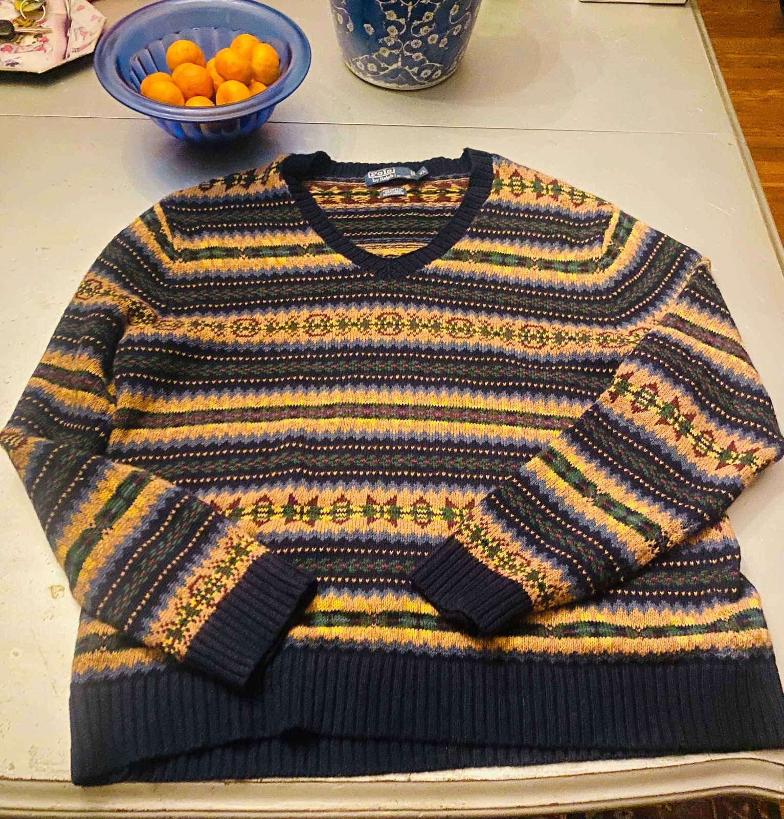 Vintage Polo Ralph Lauren V-neck Sweater