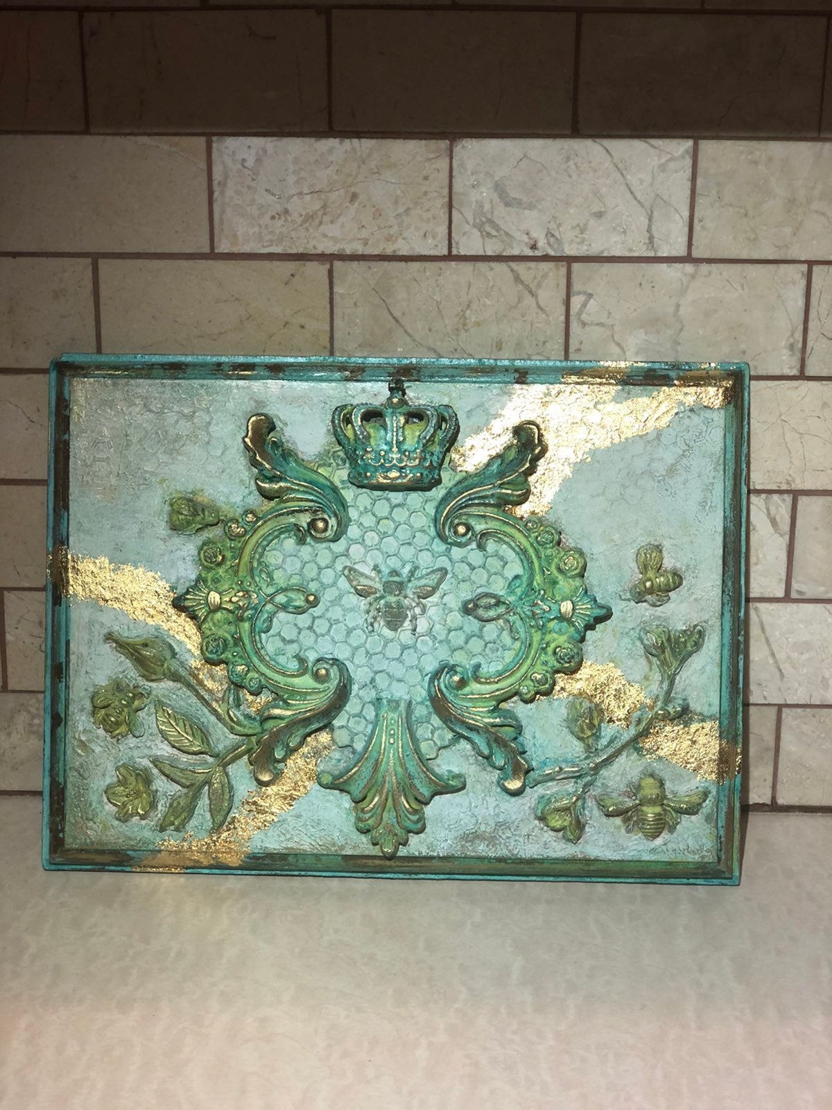 Royal Bee Wall Plaque