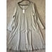 Sleep By Cacique Women’s Gray Long Sleeve Shirt Dress Size 14/16