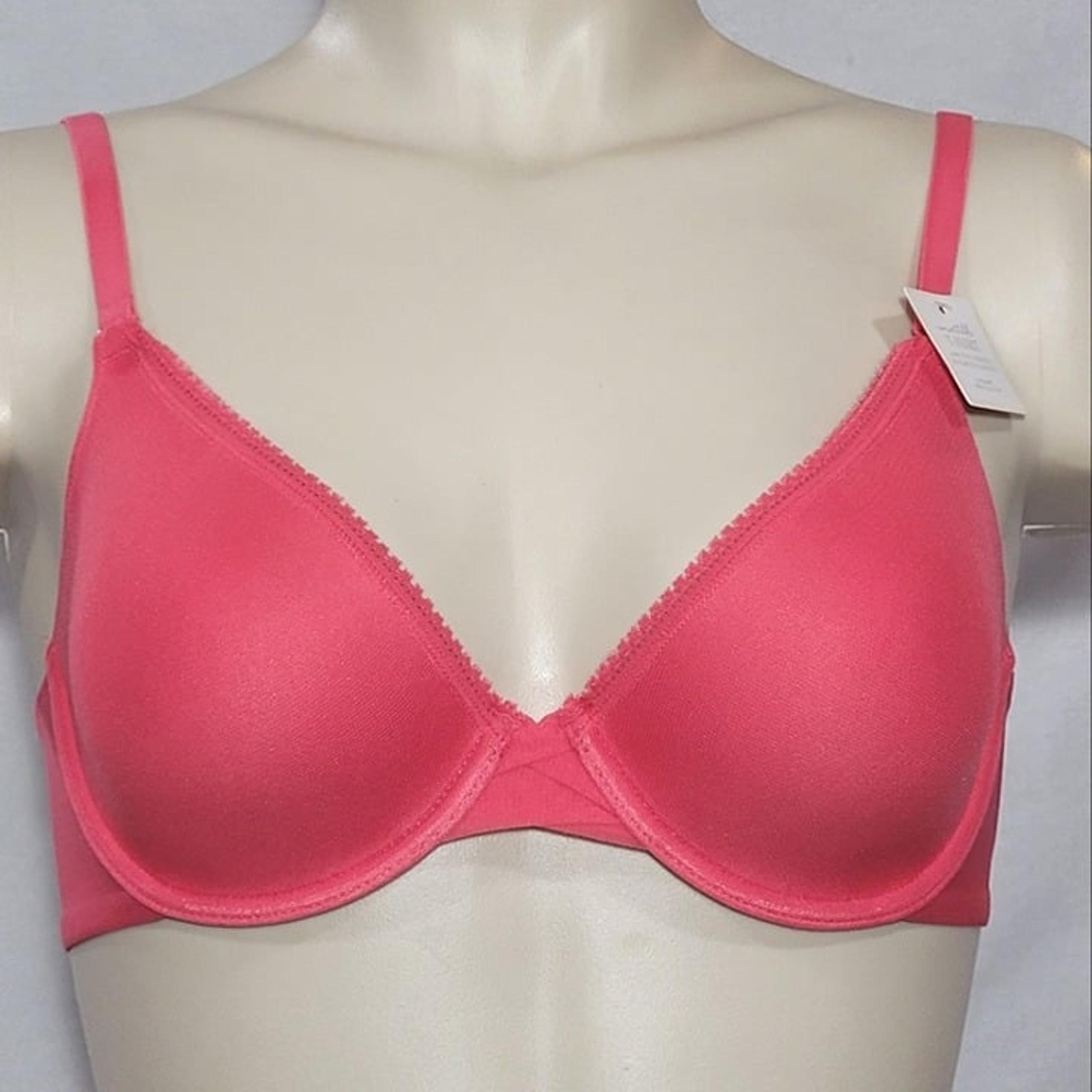 32D On Gossamer Mesh Convertible T-Shirt UW Bra Vermillion Coral NWT