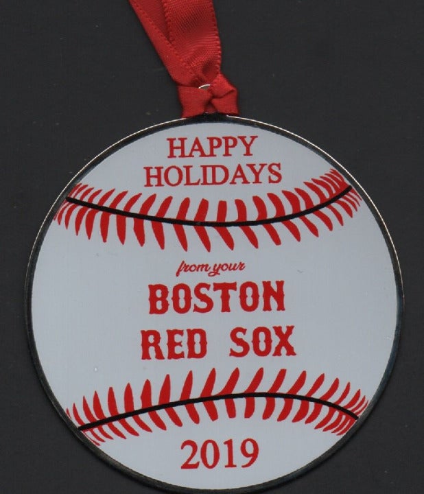 2019 Boston Red Sox Team Issued Limited Edition Christmas Ornament