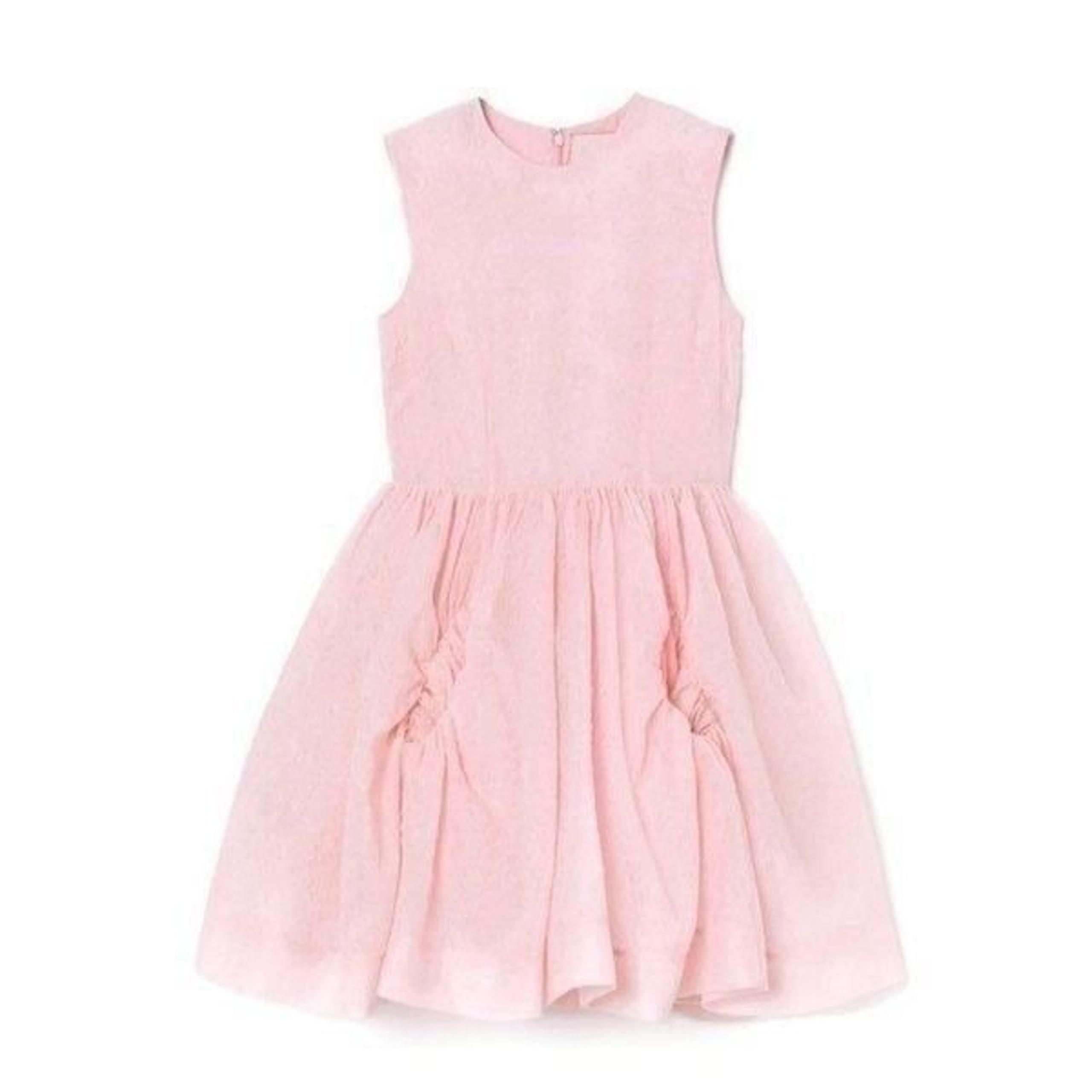NEW Simone Rocha x H&M Short Cloqué Mini Fit & Flare Dress Barbiecore Pink M