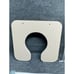 HOMLAND Raised Toilet Seat with Handles, Toilet Seat Riser for Seniors