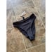 Skims Swim Mid Waist Bottom Onyx Small