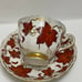 Royal Chelsea Red Ivy Leaves cup and sau