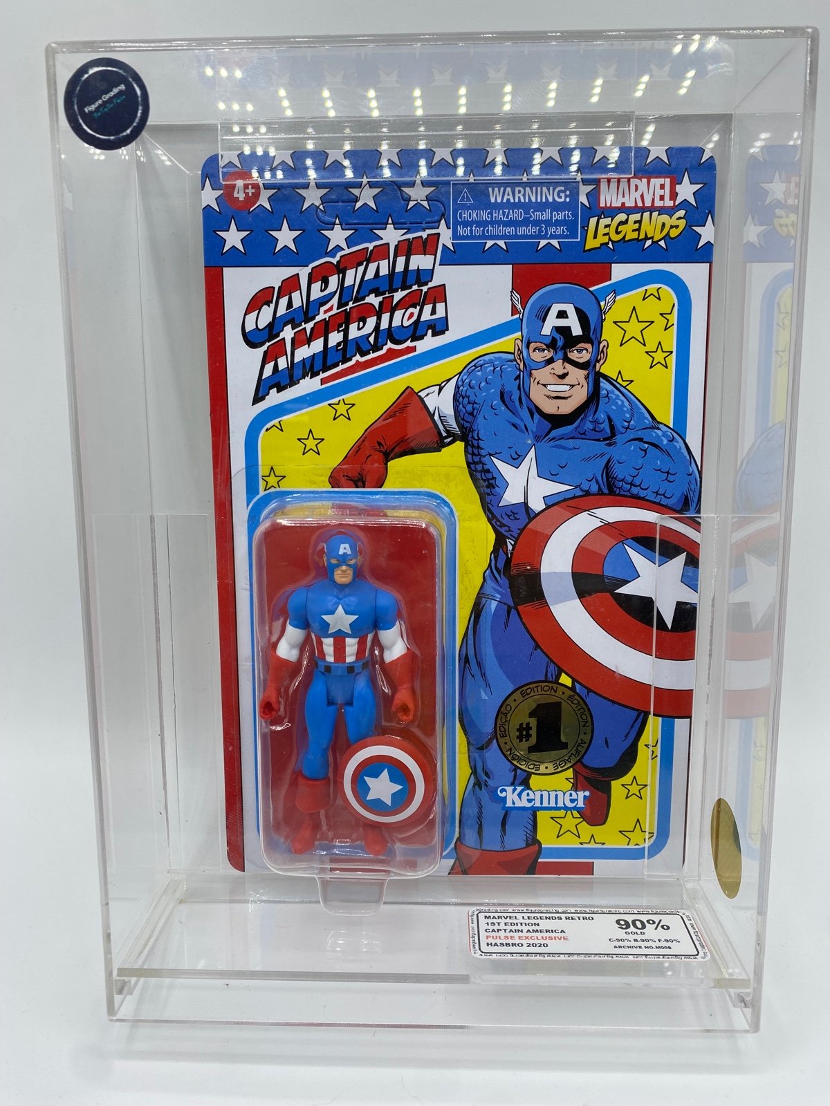 Kenner Marvel Legends Retro Collection Captain America 3.75 Figure 1st Edition