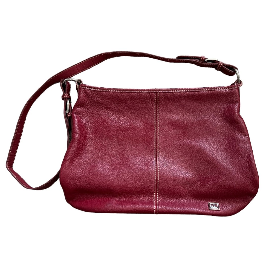 The Sak Red Leather Shoulder Bag