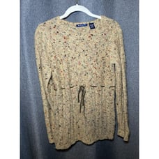 Vintage y2k Architect Petite Small Crochet babydoll Cutesy sweater Twee Grunge