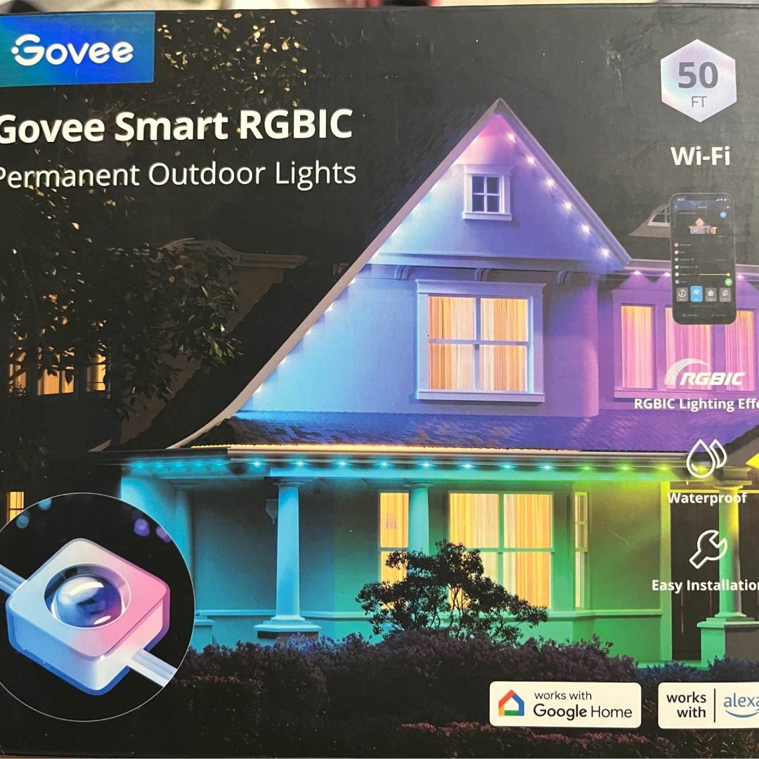 Govee 50ft RGBIC permanent outdoor lights