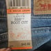 SIZE 15 LEVI'S 528 (NEW) Bootcut Distressed Jeans INVPV1055