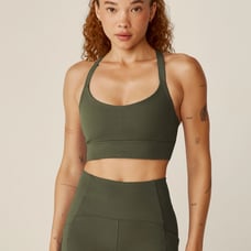 NWT - Beyond Yoga POWERBEYOND™ Strive Long Line Bra - Large