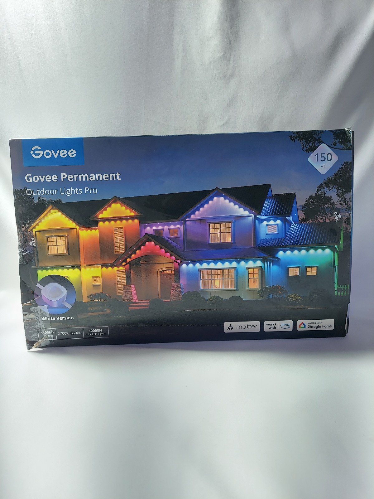 Govee Permanent Outdoor Lights Pro 150ft white version