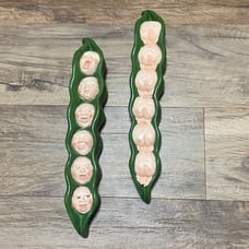 Vintage Vandamme Pea Babies Wall Decor