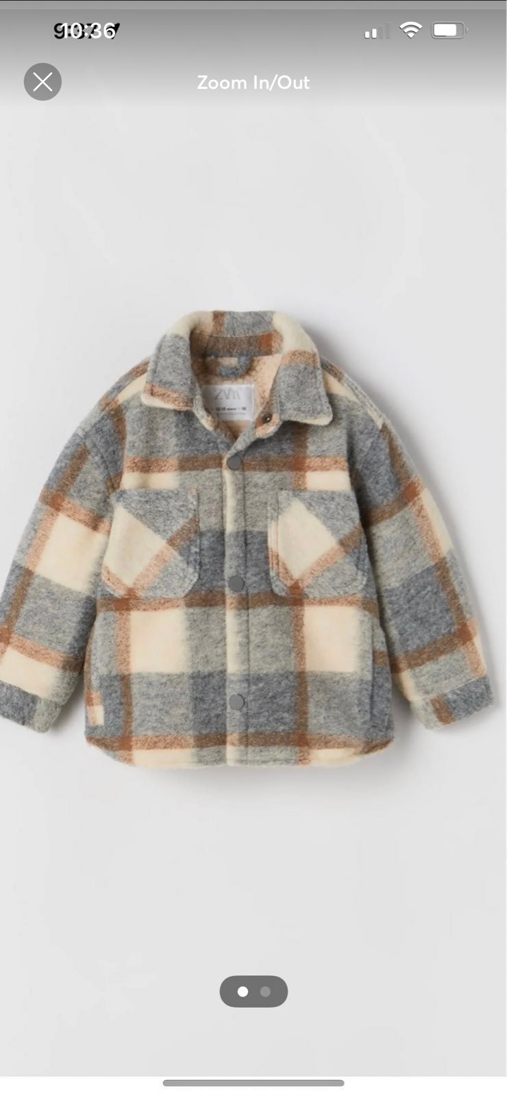 zara new sz3/4 y jacket