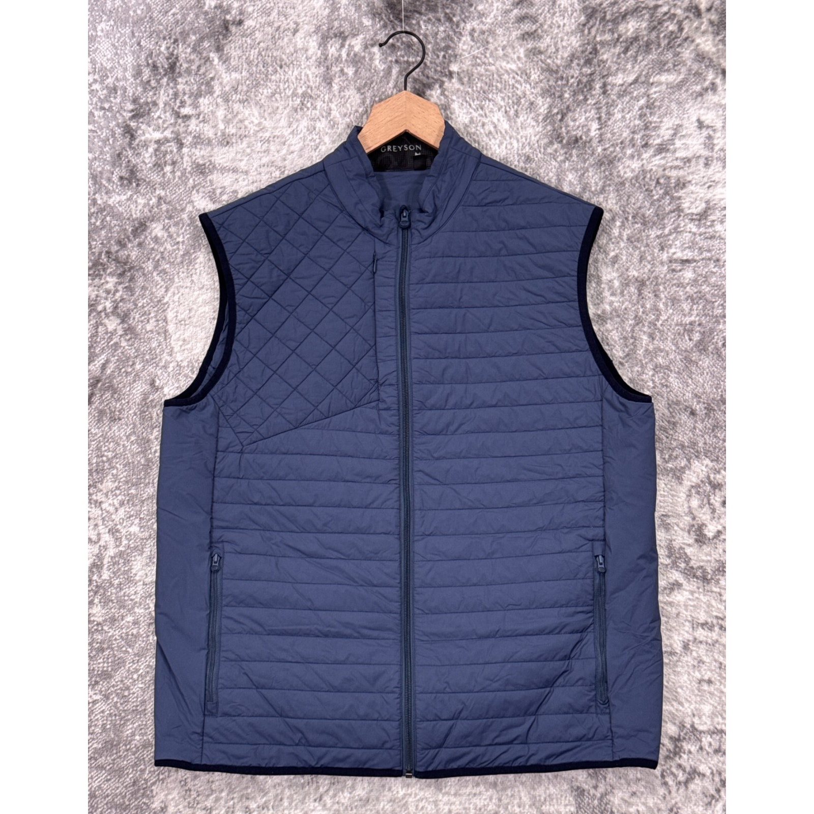 Greyson Vest XL Mens Maltese Blue Yukon X-Lite Quilted Full Zip