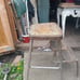 Retro Kitchen Step Stool Metal Cosco Chair Plant Stand Shop Garage