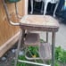 Retro Kitchen Step Stool Metal Cosco Chair Plant Stand Shop Garage