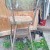Retro Kitchen Step Stool Metal Cosco Chair Plant Stand Shop Garage