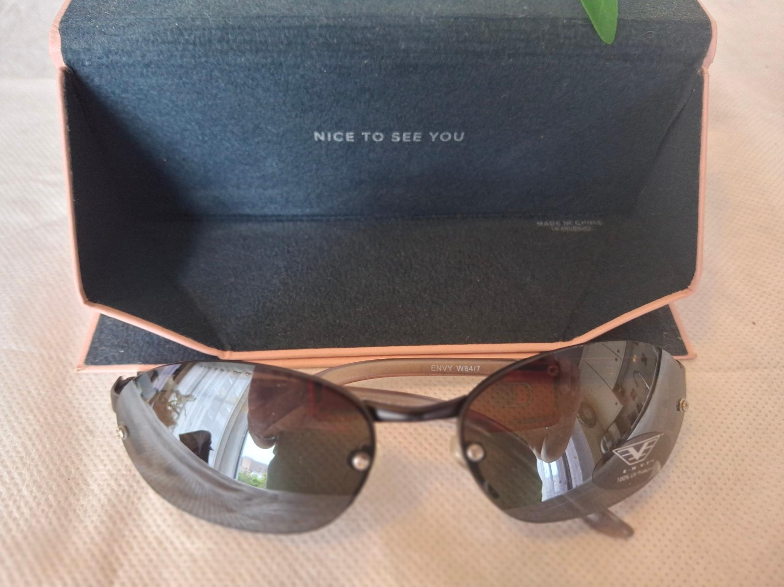 ENVY Womens Sunglasses,  new, hard case enclosed, 100% protection