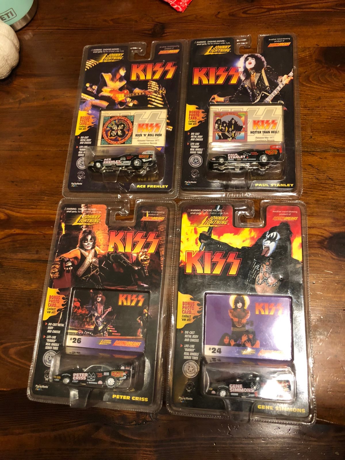 Johnny Lightning KISS Dragcar set