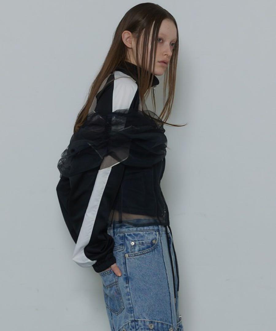 MAISON SPECIAL Layered Tulle Ribbon Vest Other