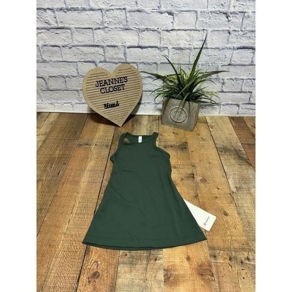 Lululemon Align Hip-Length Racerback Tank Top Dark Forest Size 0 Nwt Style W1D