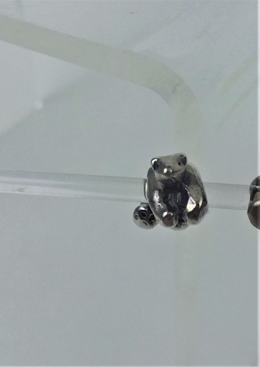 Authentic Trollbeads Ice Bear Silver