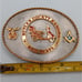 Butler County KS Belt Buckle Red Scats Scooter Shriners Masons Kansas