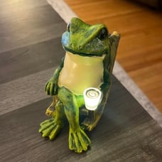 Miniature Frog Garden Statue Mothers Day Mom Gifts Fairy Garden Accessories