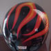 Vintage 80s 90s Flame Helmet