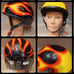 Vintage 80s 90s Flame Helmet