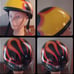 Vintage 80s 90s Flame Helmet