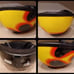 Vintage 80s 90s Flame Helmet