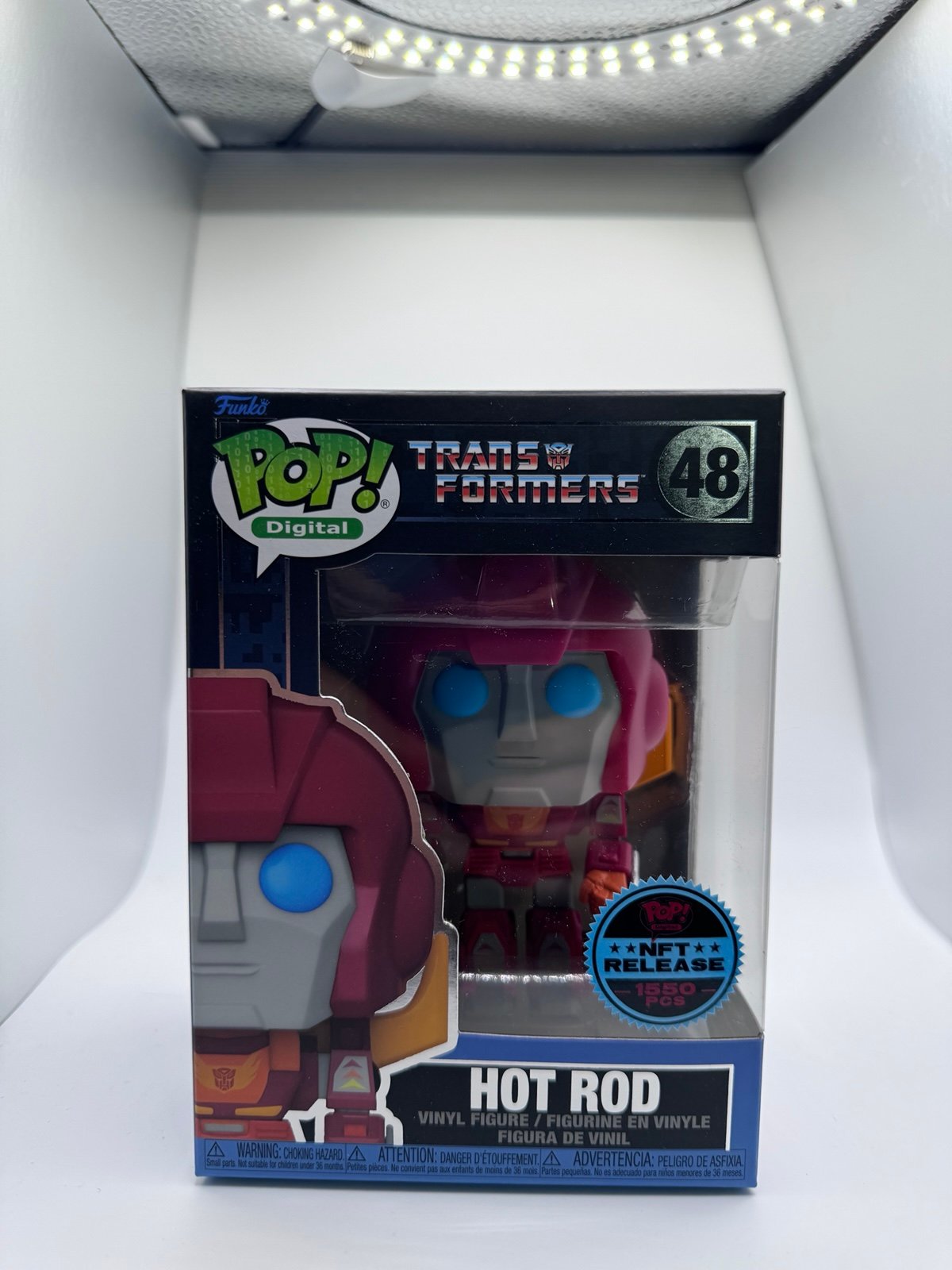 FUNKO NFT POP REDEMPTION Transformers Hot Rod Legendary Figure LE1550