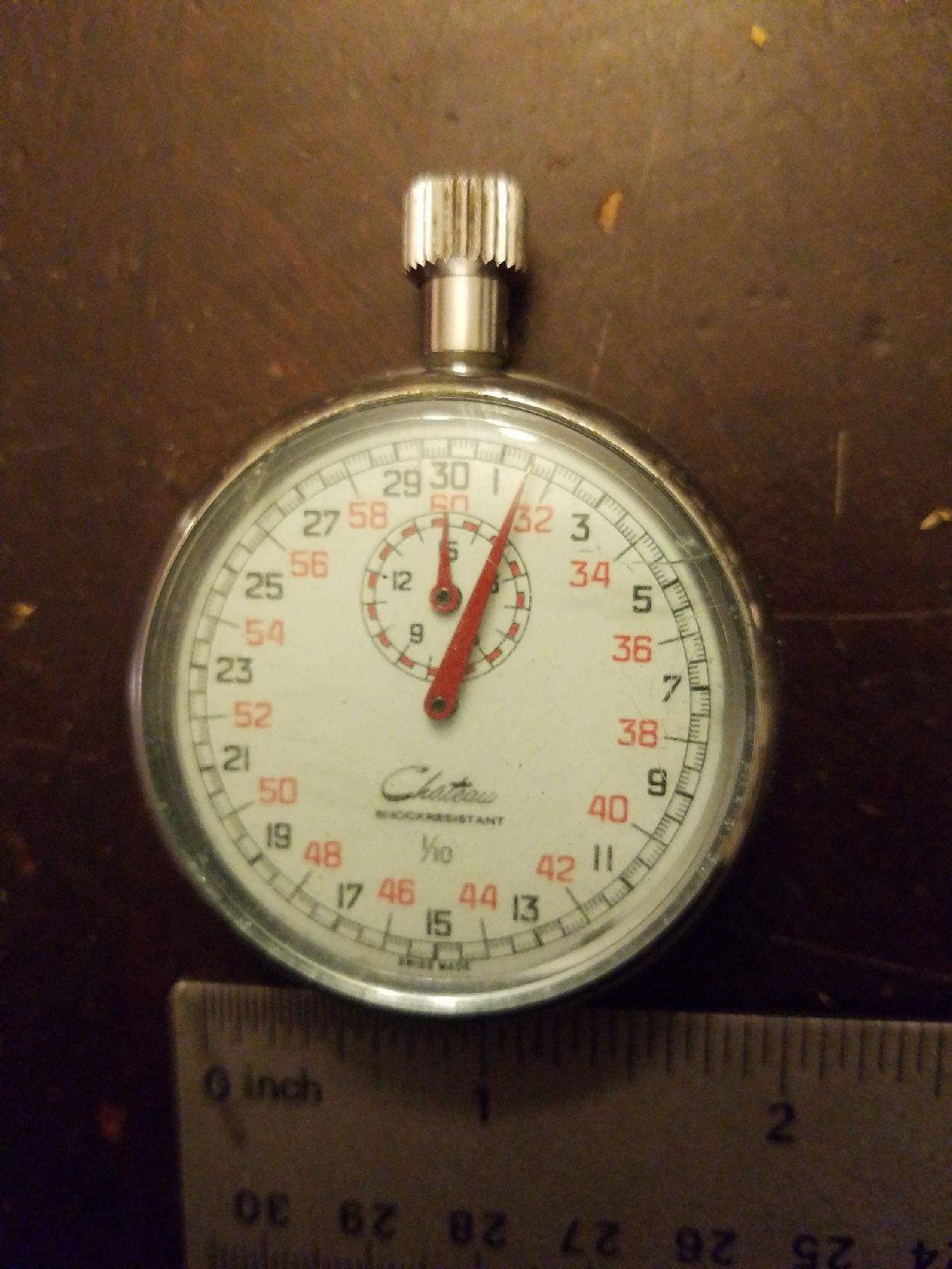 Swiss made chronograph pocketwatch