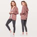 Lululemon Still Movement Wrap Dusty Rose Pink Lightweight Sweater Cardigan 12