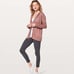 Lululemon Still Movement Wrap Dusty Rose Pink Lightweight Sweater Cardigan 12