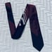 Vintage Ohrbach's maroon abstract silk tie