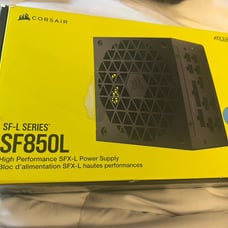 Corsair SF850L Fully Modular Low-Noise SFX Power Supply - ATX 3.0 & PCIe 5.0 Com