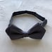 Gray bow tie, vintage, made in Japan, 100% silk, 100% polyester.