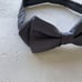 Gray bow tie, vintage, made in Japan, 100% silk, 100% polyester.