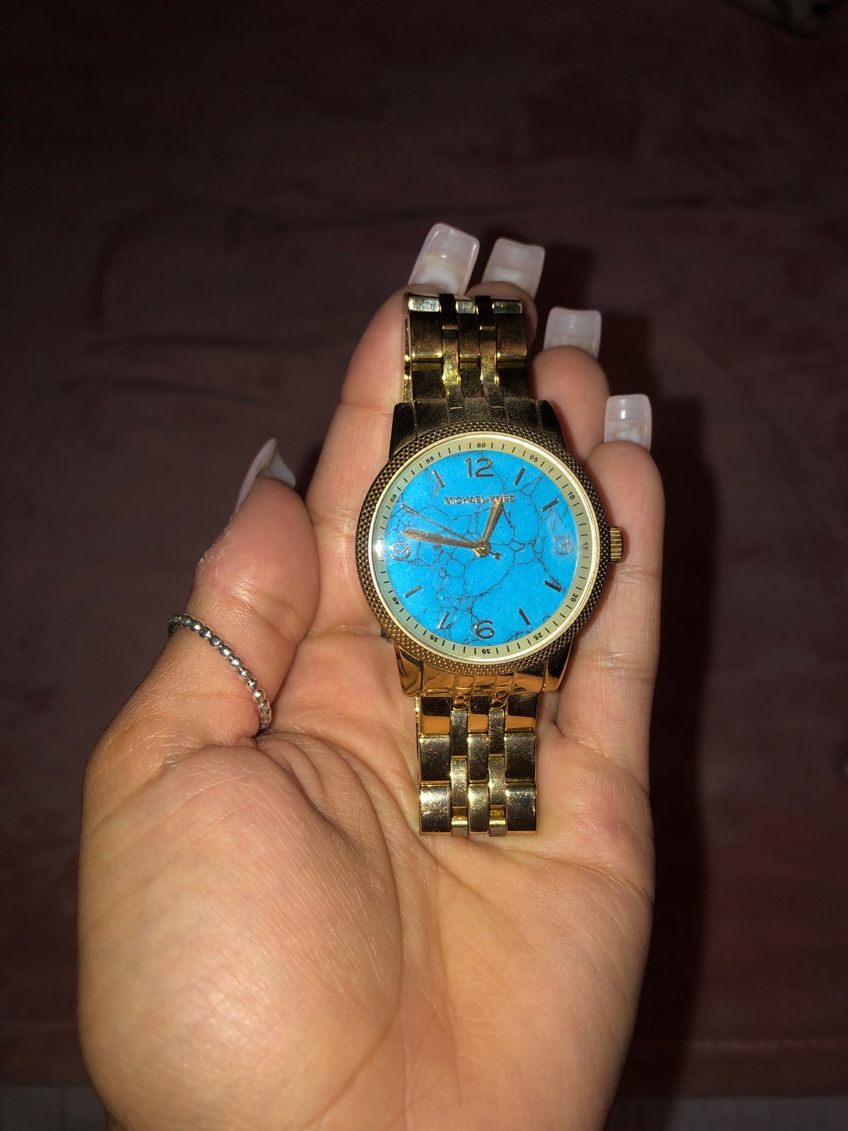 michael kors watch turquoise