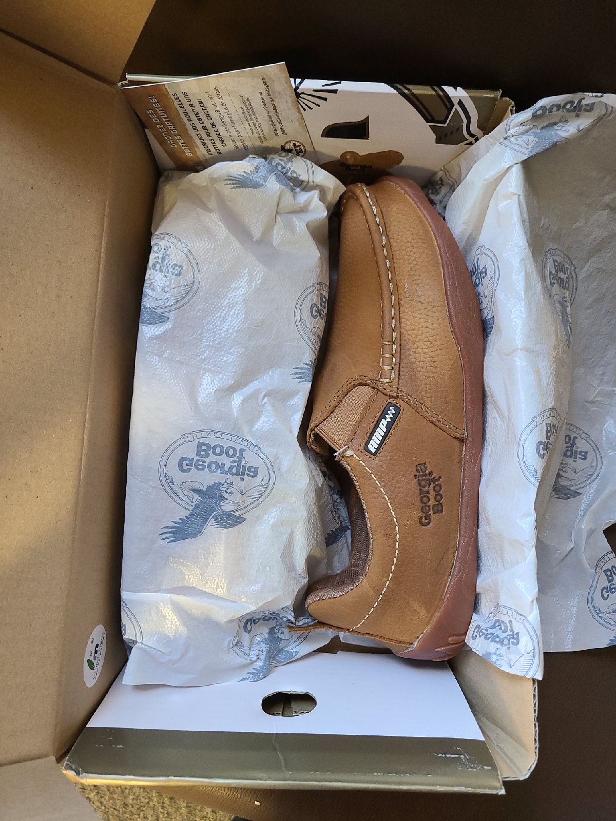 Georgia Mens Cedar Falls Moc-Toe Shoes
