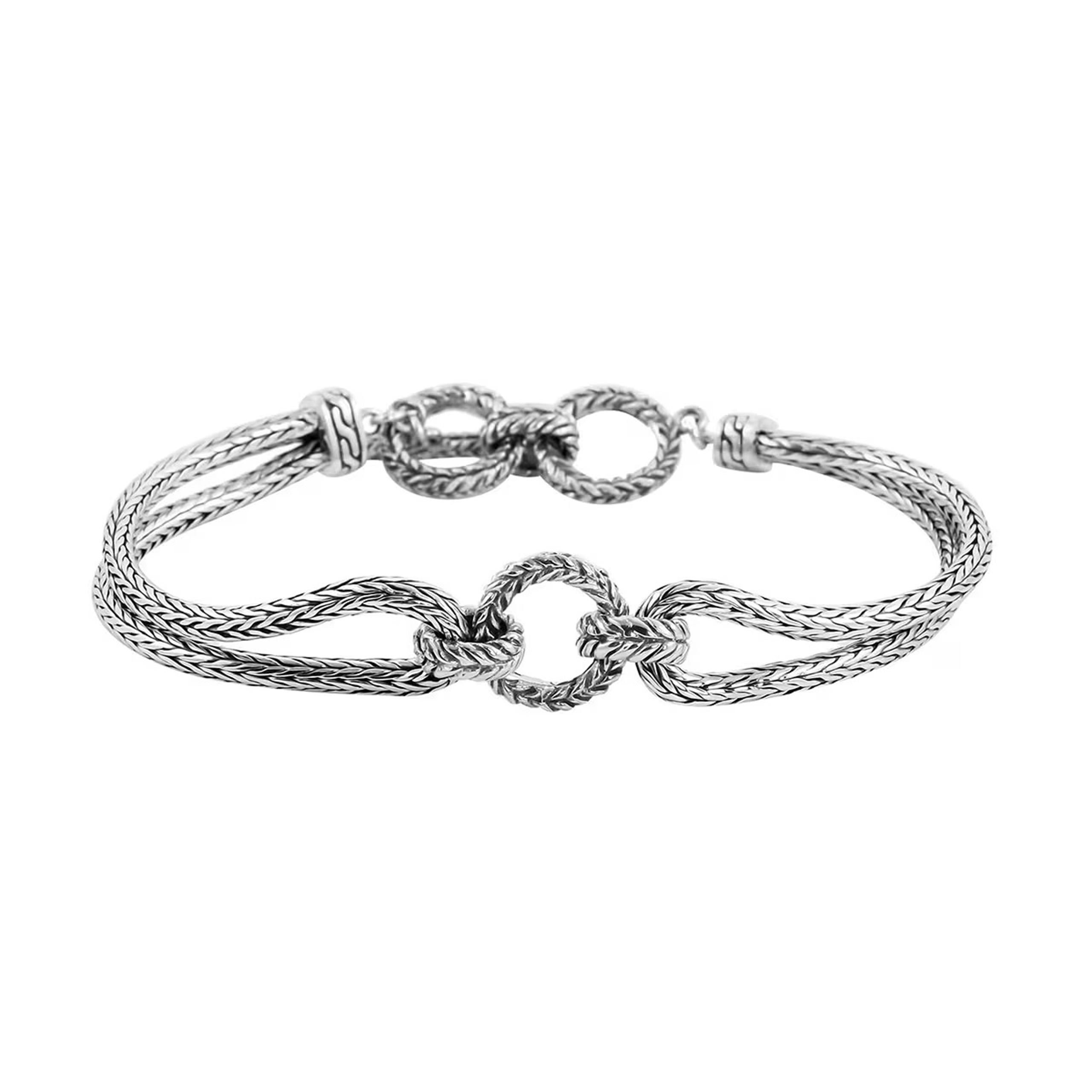 Bali Legacy Sterling Silver Handmade Bracelet (7.50 In) 12.70 Grams E651