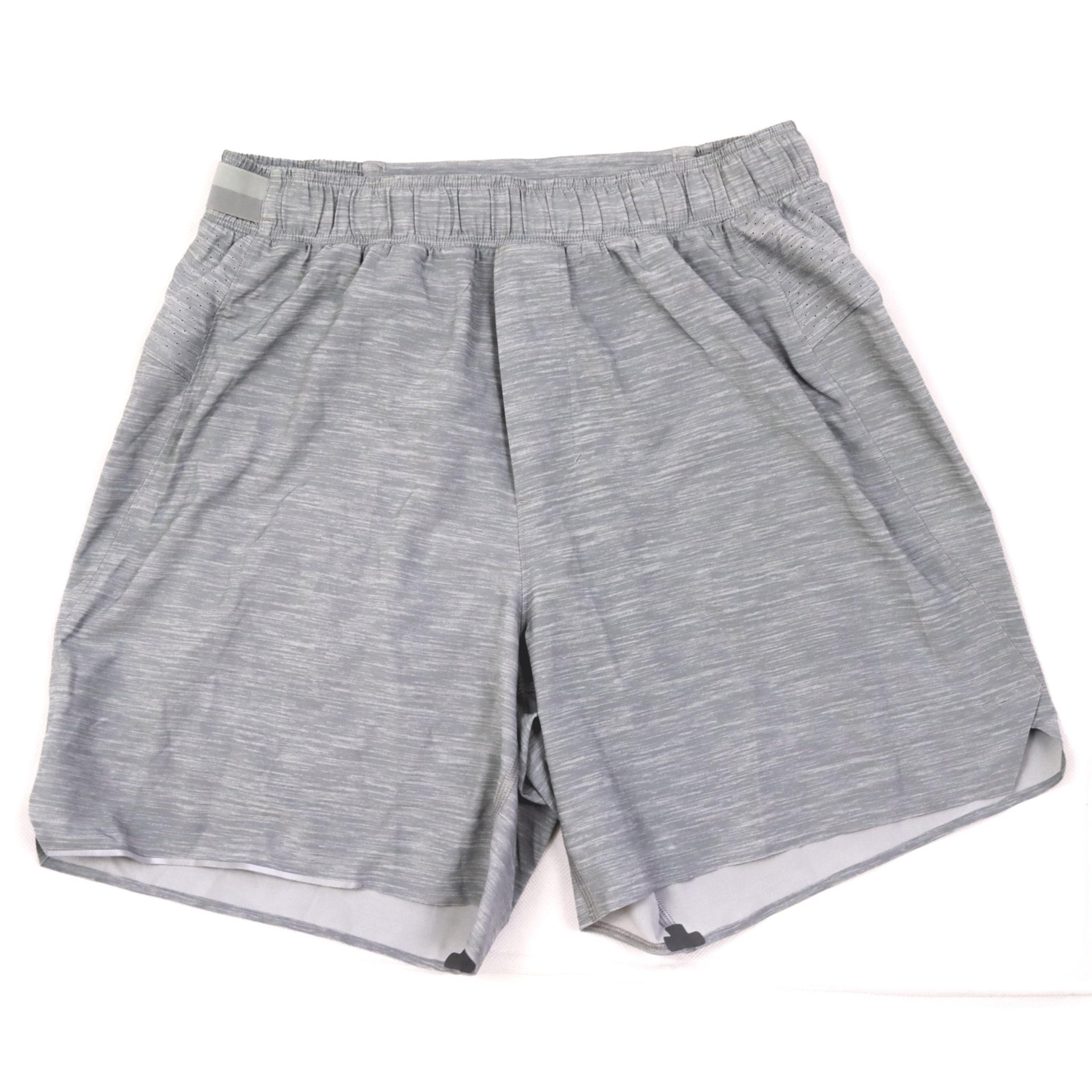 Lululemon Surge M7AB2S Men's Lined Gray Athletic Shorts Size SmalL