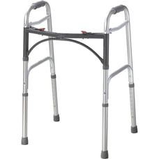 Drive Medical Deluxe Two Button Folding Walker
