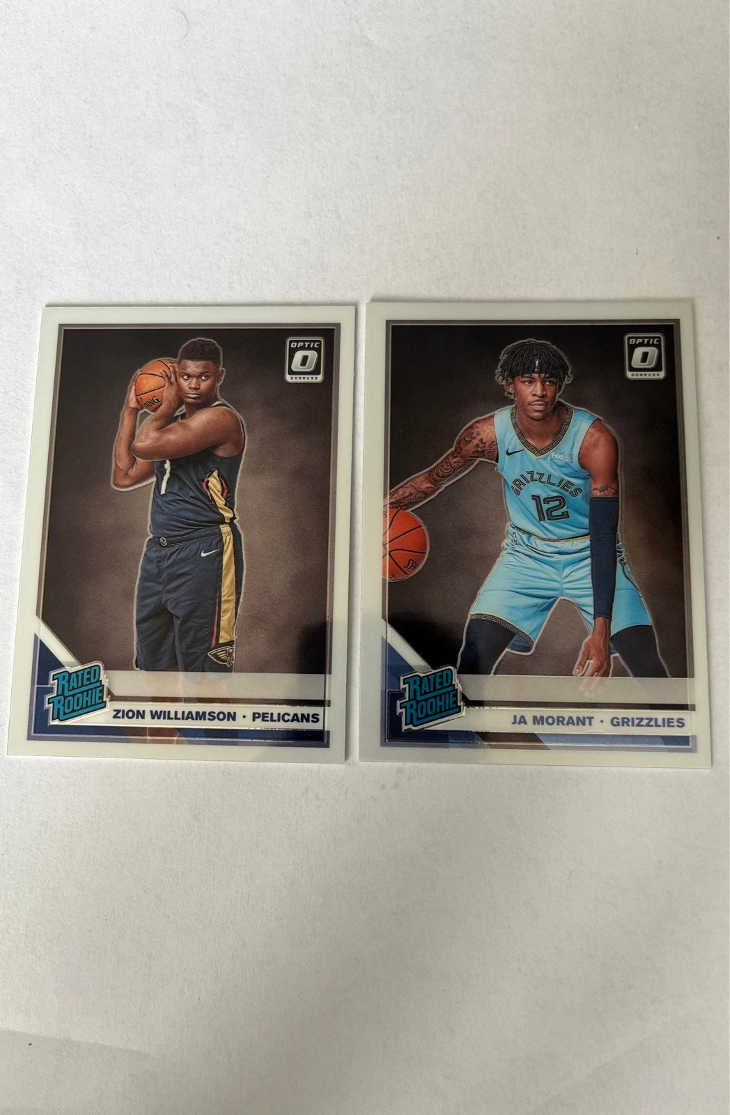 Zion Williamson/ Ja Morant- Optic RC Lot
