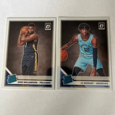 Zion Williamson/ Ja Morant- Optic RC Lot
