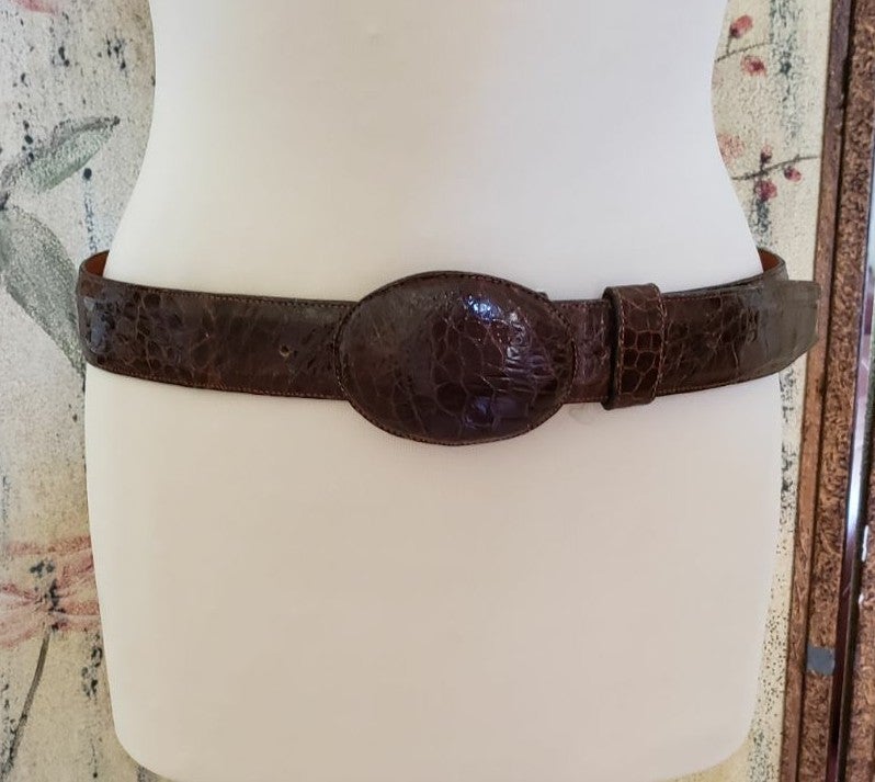 Brown Leather Belt