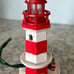 Hallmark Keepsake Lighthouse Greetings Flashing Ornament 1997